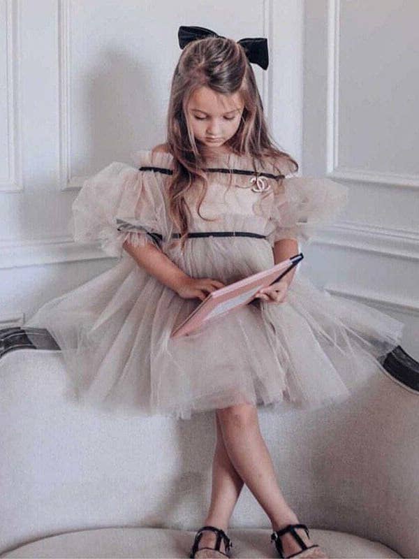 Petite Maison Kids - Wholesale Dress - Kids - Coco-Caramel Tulle Dress26