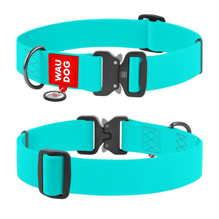 Dog collar WAUDOG Waterproof glow in the dark XXL for wholesale by COLLAR spolka z o.o.
