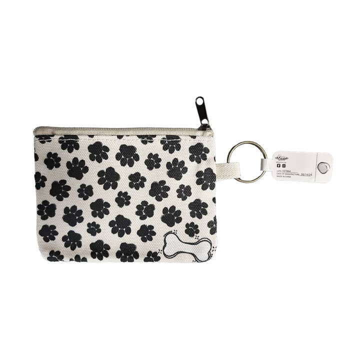 Dog Paw Print & Bone Coin Purse for wholesale by Kalan