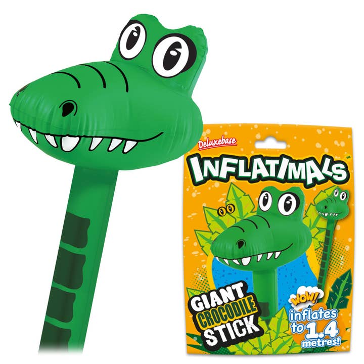 Inflatimals - Giant Crocodile Stick for wholesale by Deluxebase