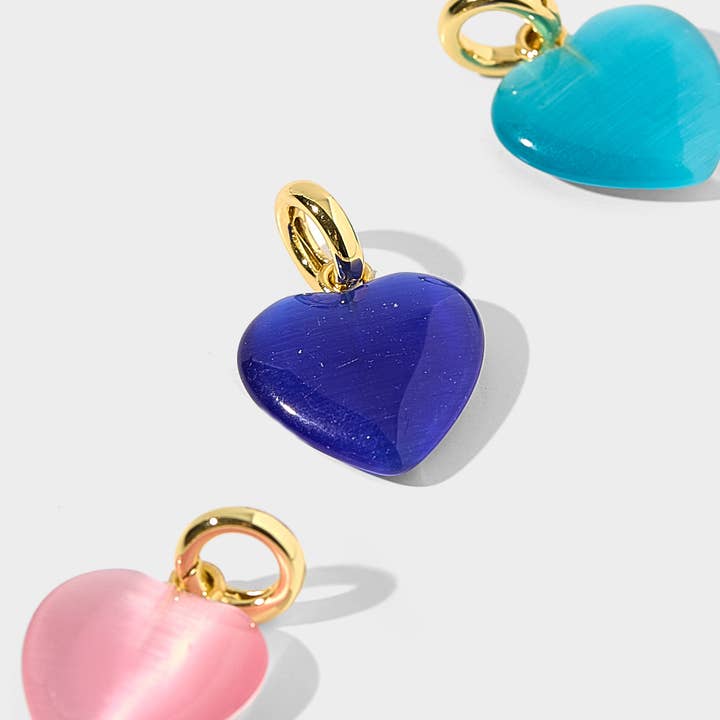 Allie + Bess - Wholesale Individual Charm/Pendant - Crush Heart Charm