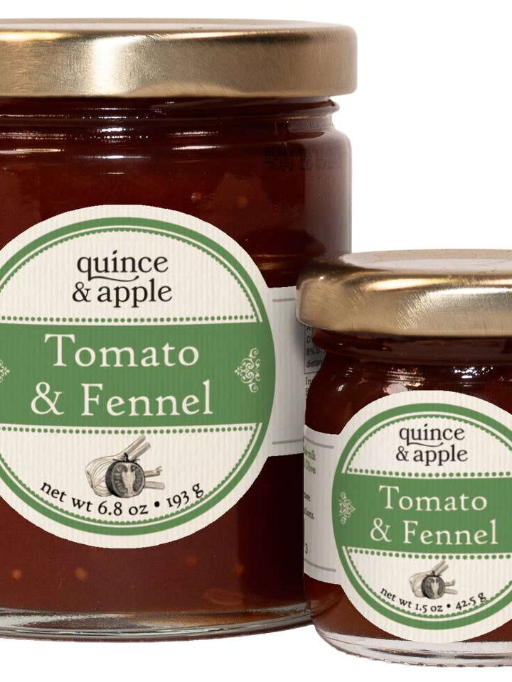 Tomate & Fenouil - Conserve pour la vente par Gourmet Indulgences, LLC (dba Quince & Apple Company)