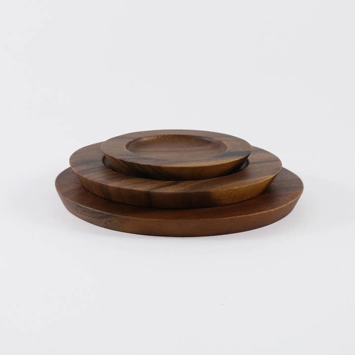 shesay - Wholesale Decorative plate/dish/bowl - Acacia plate as a tableware or accessory case1