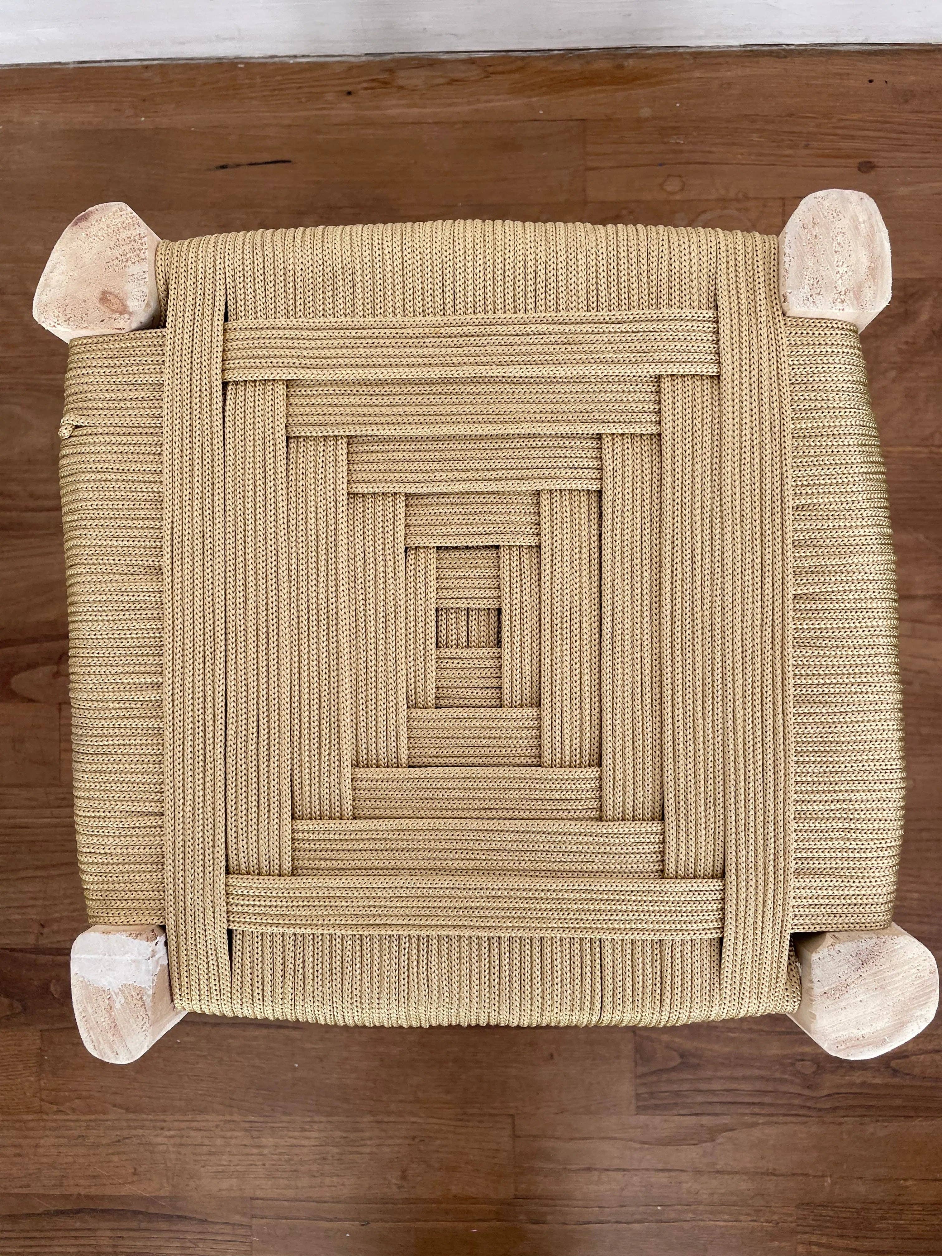 Néda – Engroshandel Taburet – Berberiske marokkanske skamler i træ med farvet nylon sæde14