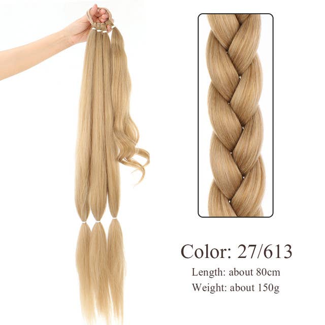 AK Brand – wholesale Hair extensions – Long Braided Synthetic Ponytail Extension with Natural Shine8