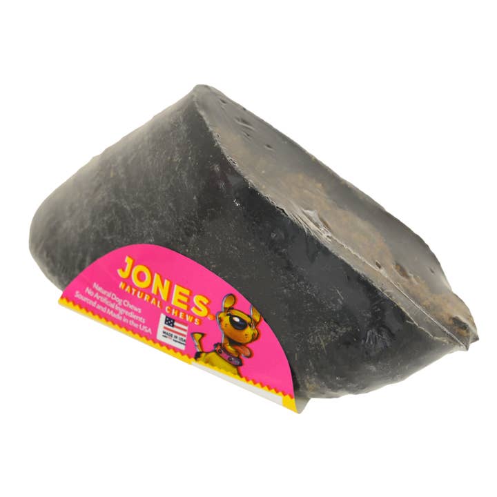 Jones Natural Chews - Wholesale Pet Treats - Dog - Peanut Butter Flavor Stuffed Hooves 1 Pack Shrink Wrap with Round Label