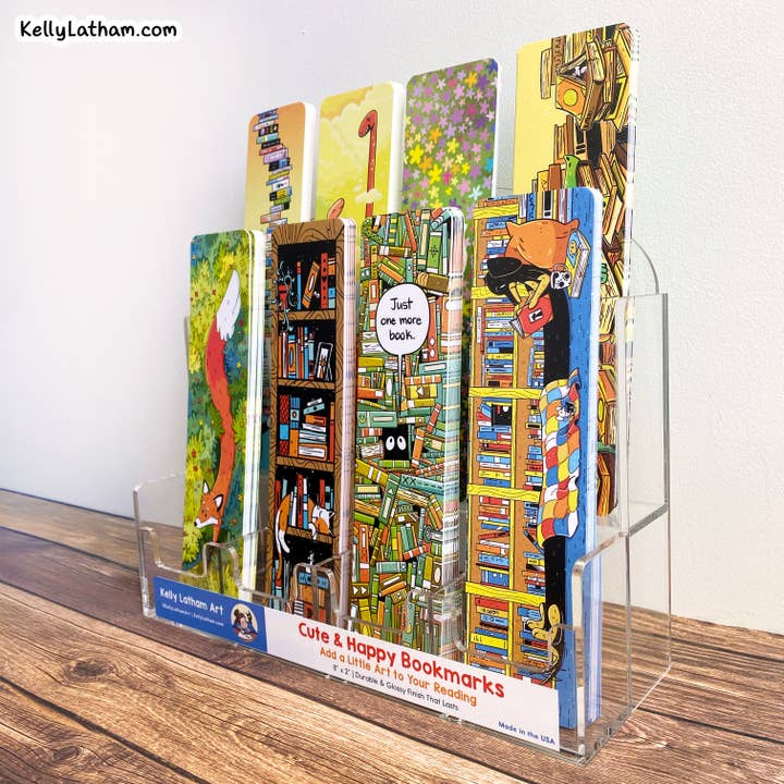 Kelly Latham Art - Wholesale Bookmark - Starter Bookmark Kit with Free Display – 160 Bookmarks 4