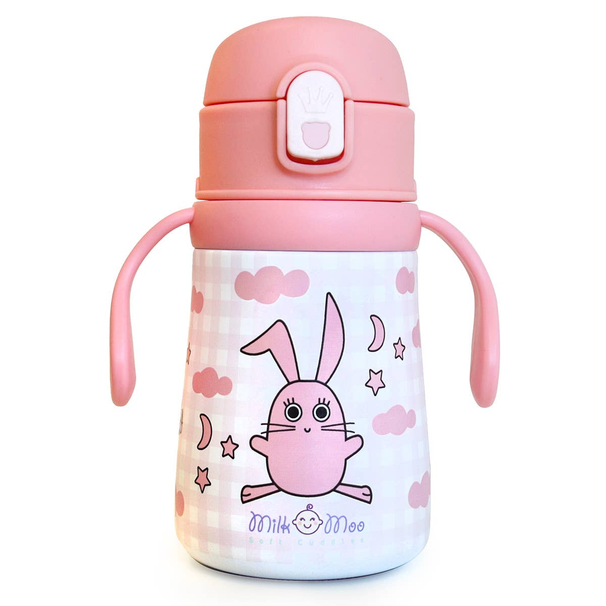 Multi Colored Milk&Moo Steel Kids Water Bottle Çançin 360 ml for wholesale on Faire0
