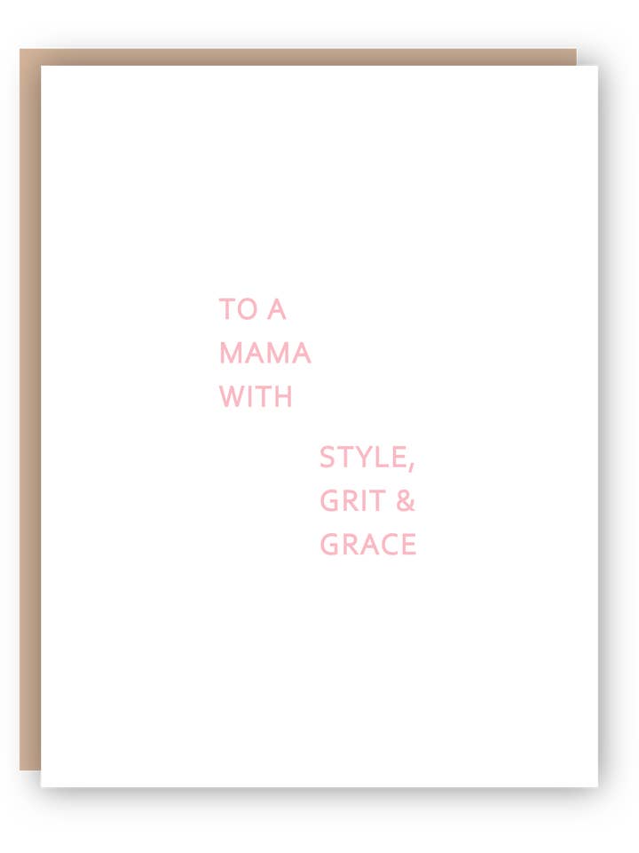 GRIT + GRACE for wholesale by Notes Speak