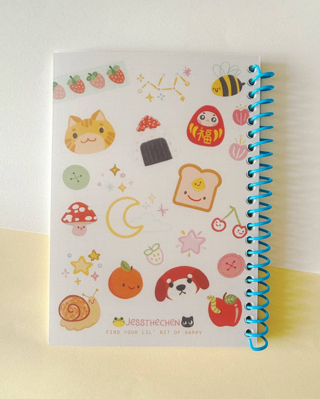 Jessthechen - Wholesale Sticker - A5 Reusable Sticker Book | Spiral Bound Sticker Storage3