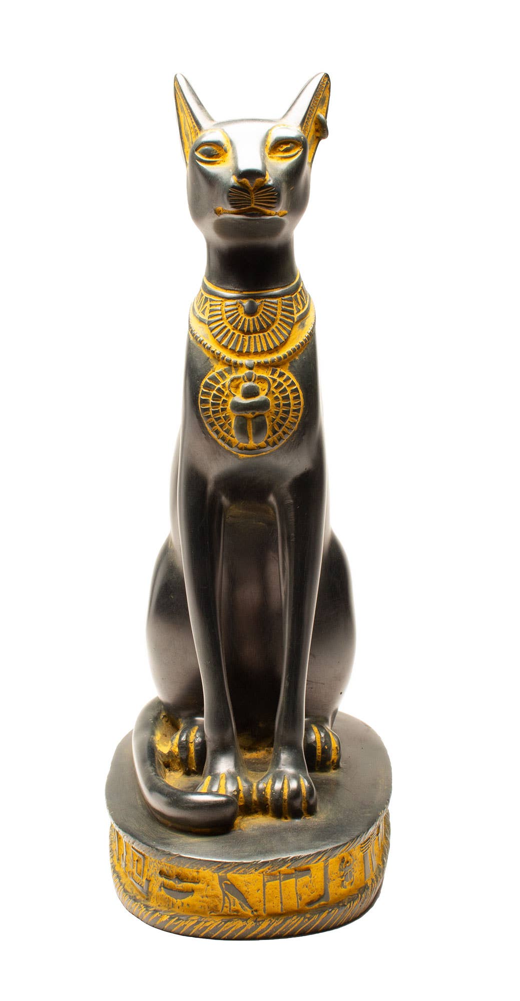 Discoveries, Inc. - Wholesale Decorative Figurine - Bastet Cat Statues - Black & Antique Gold - Egyptian Goddess10