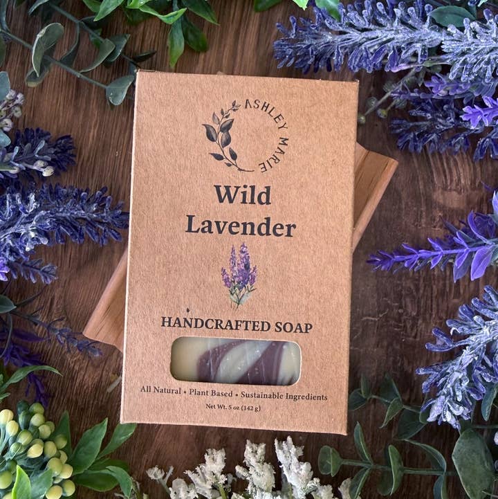 Ashley Marie Soap - Wholesale Bar Soap - Wild Lavender Soap – Boxed Soap Bar0