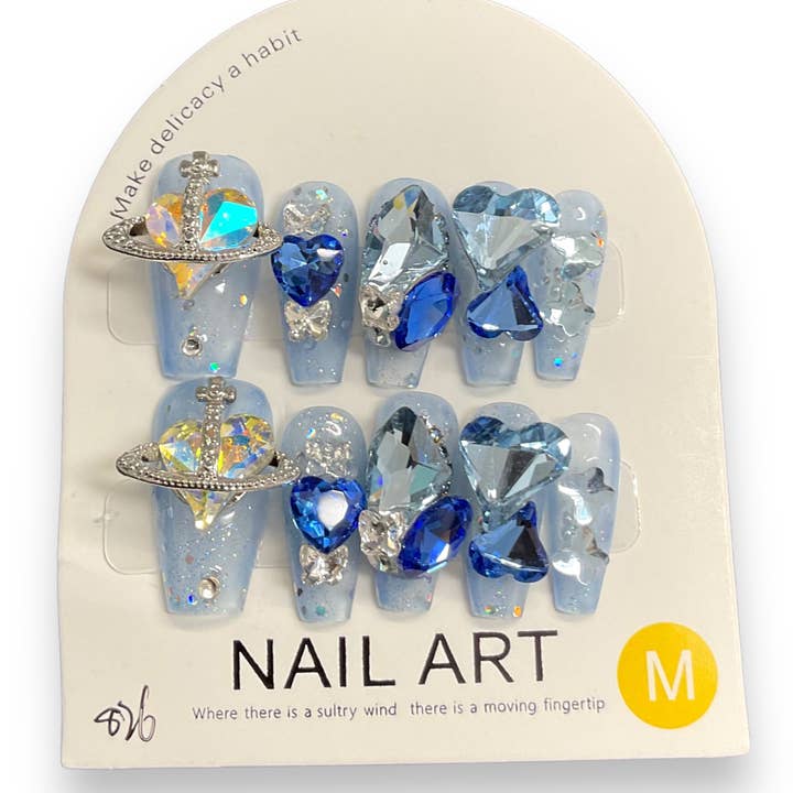 Kids Charm Online - Wholesale Press-On/Fake Nails - BEAUTIFUL WOMEN NAIL SET / 5 PIECE NAIL KIT. CHOOSE YOUR FAV1