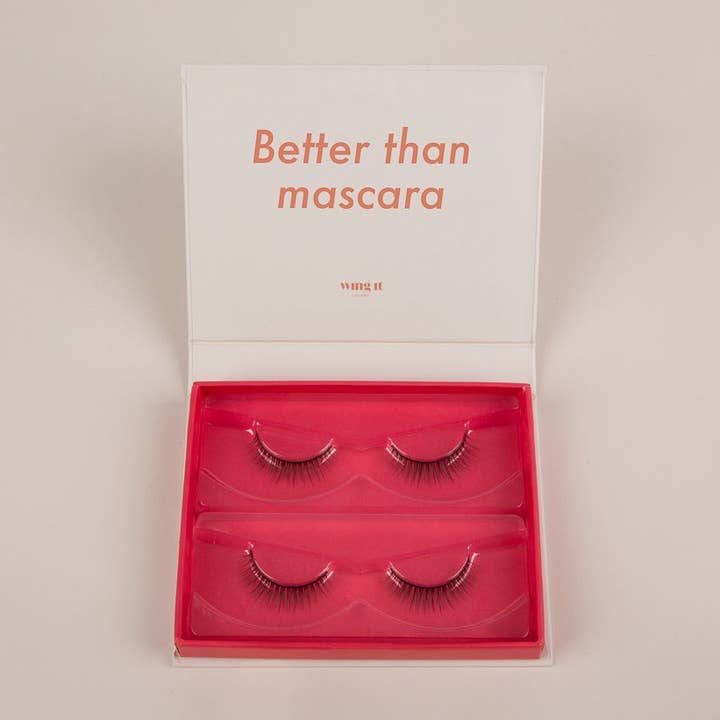 Naked - Silk System False Eyelashes (X2) for wholesale by Wing It Cosmetics