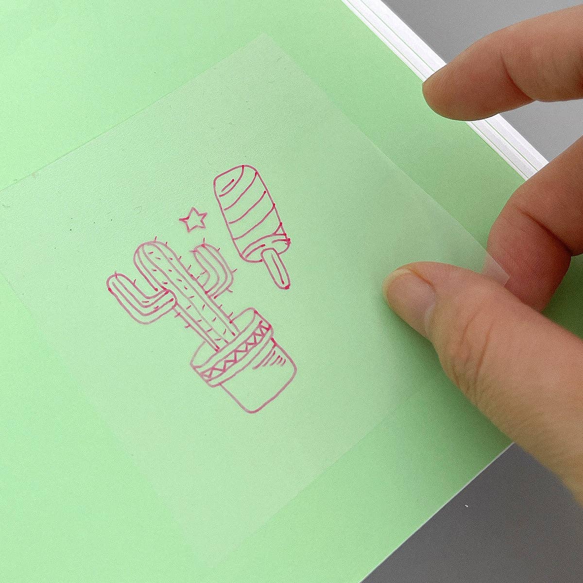 Wrapables.com - Wholesale Sticky Notes - Wrapables 500pcs Transparent Sticky Notes Set8