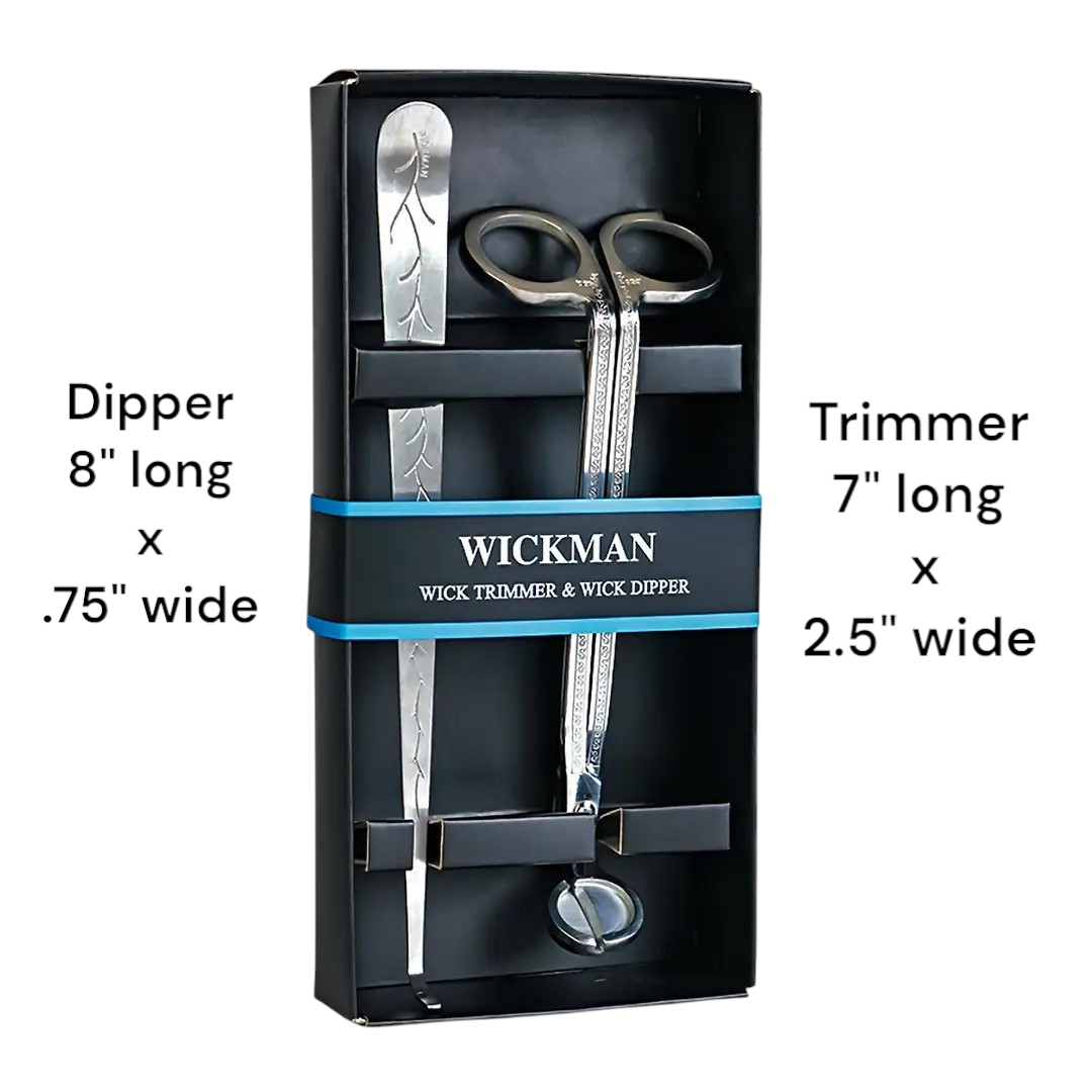 Wickman Products - Venta al por mayor Cortador de mechas - Set de regalo con recortador y sumergidor de mechas para velas1