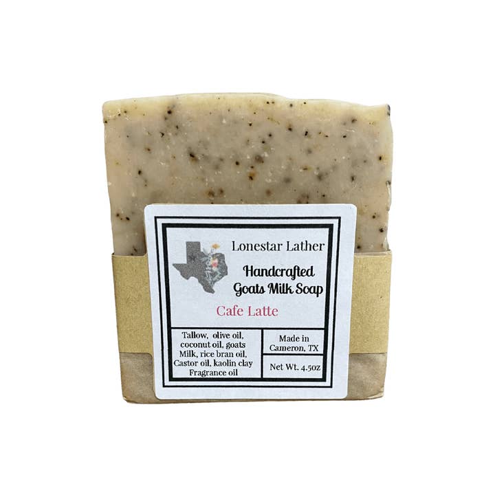 Lonestar Lather - Wholesale Bar Soap - Cafe Latte - Goat Milk & Tallow Soap2