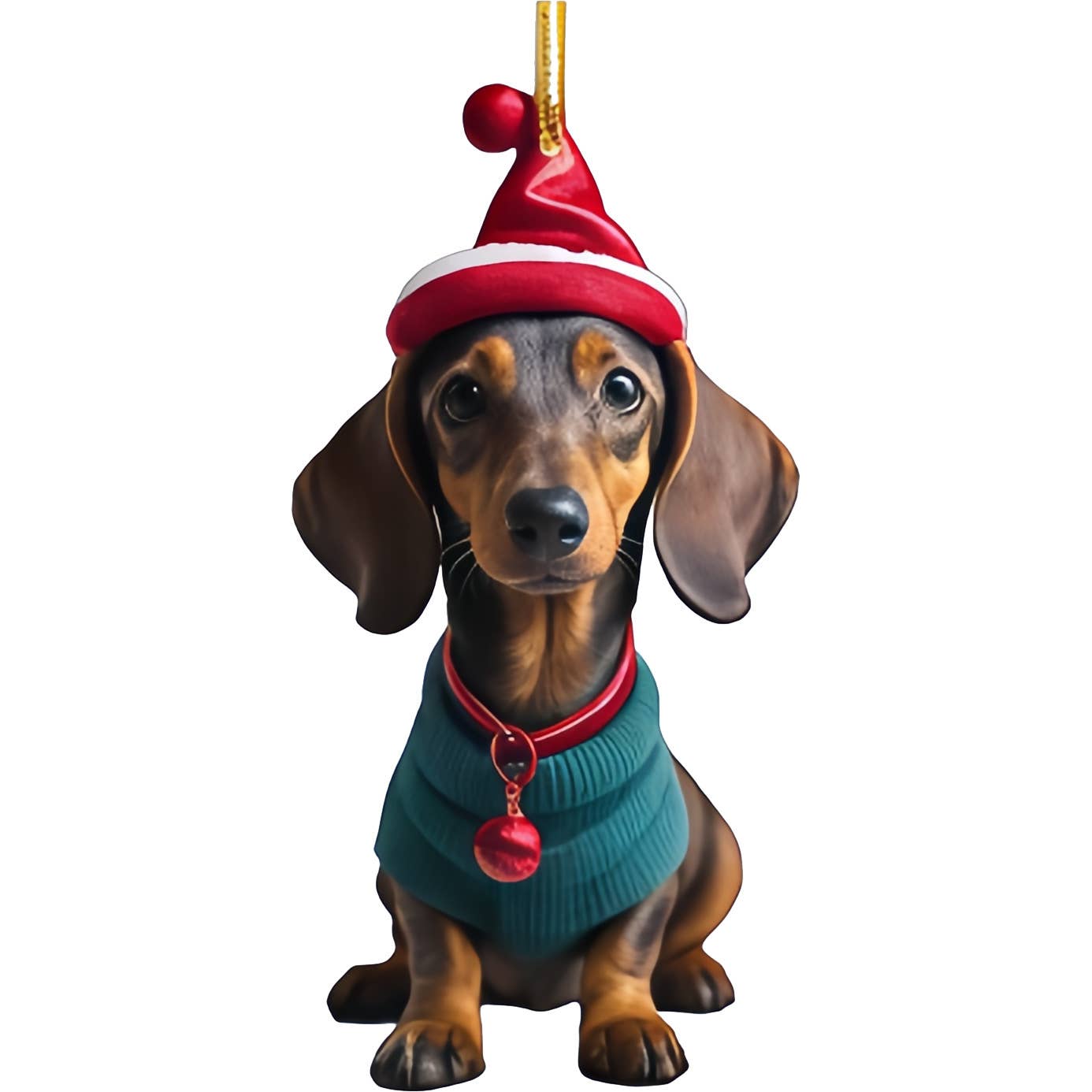 Tourtiwi - Wholesale Ornament Set - Cute Dachshund Christmas Tree Acrylic Hanging Decorations4