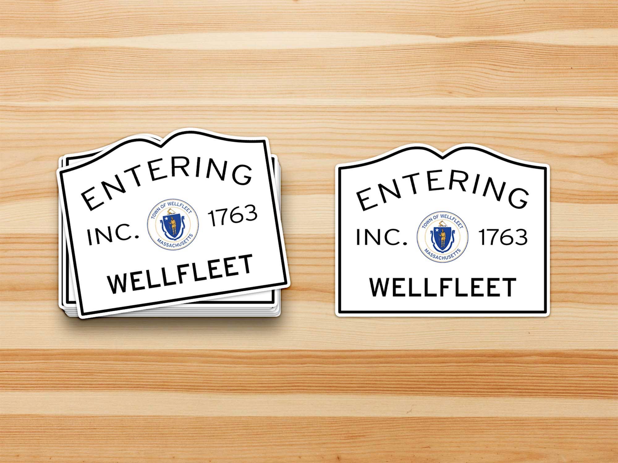 Cape Cod Stickers - Wholesale Sticker - Wellfleet-sticker invoeren1