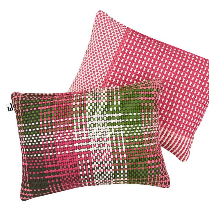 Shoelaces Raspberry - Capa de Almofada por atacado de Simon Key Bertman