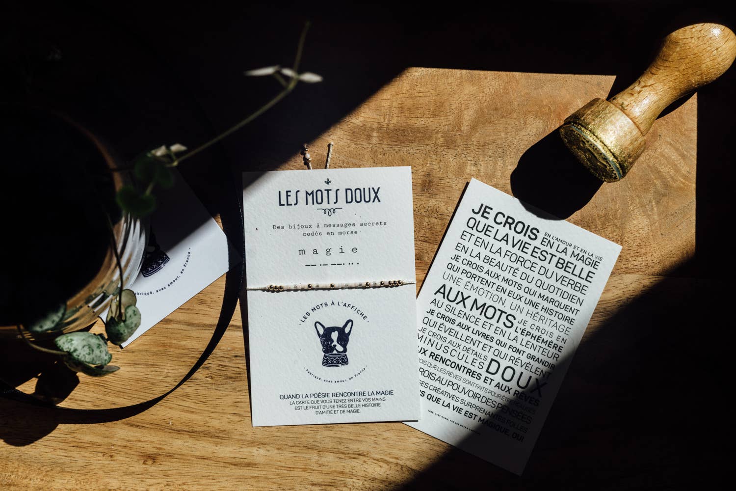 LES MOTS A L'AFFICHE – Großhandel Poster – Poster „Life is Beautiful“ – Lebensleitfaden1