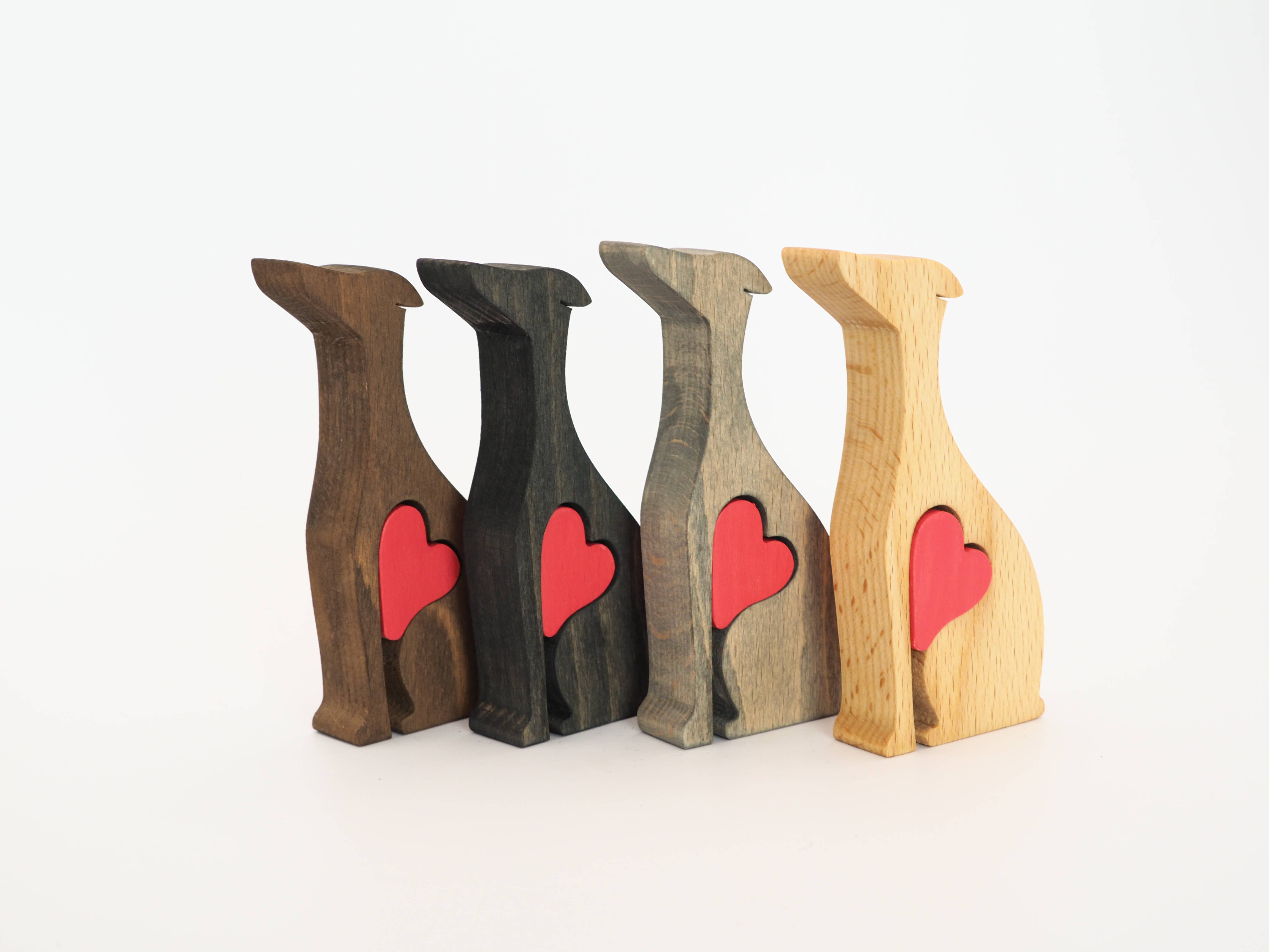 Wood Metamorphosis - Wholesale Decorative Figurine - Wooden Dog Decorative Figurine Starter Pack - LARGE2