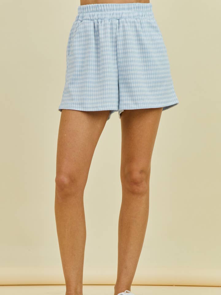 LMP5843 - mini-short vichy pour la vente par lovely melody