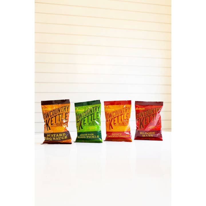 Lowcountry Kettle - Wholesale Crisps - Mustard Bbq Potato Chips - 24 bags5