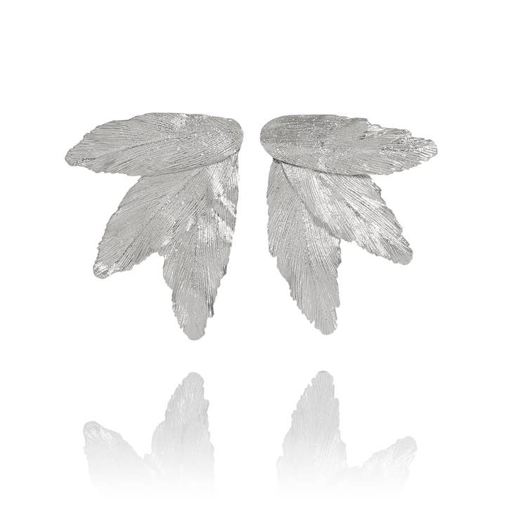 Orecchini Falcon in argento Sterling 925 per la vendita all'ingrosso da parte di AURUM by Guðbjörg