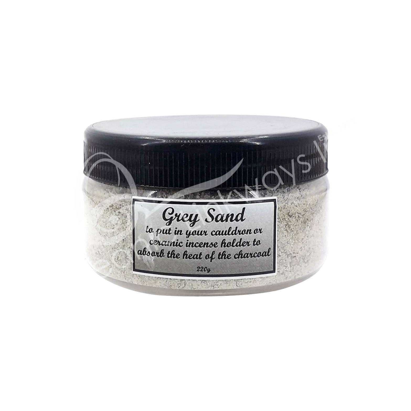 Oceanic Linkways Inc - Vente Pierre et cristal de spiritualité - (SABLE)SABLE - GRIS DANS POT 2,75"DIAM. X 1,75"H0