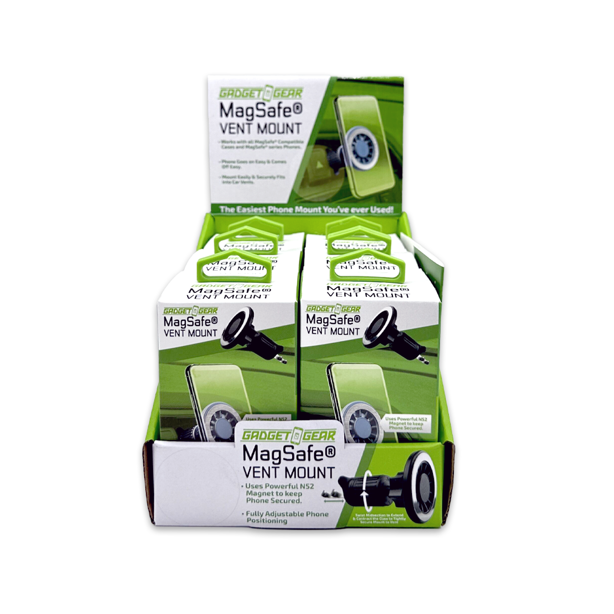 Gadget Gear - Wholesale Phone/Tablet Stand - MagSafe® Magnetic Phone Mount- 6/Pack3
