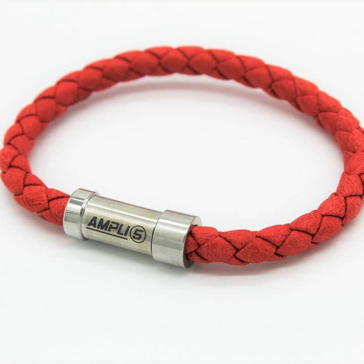 Energy bracelet (antique red) for wholesale by Ampli5 Europe GmbH