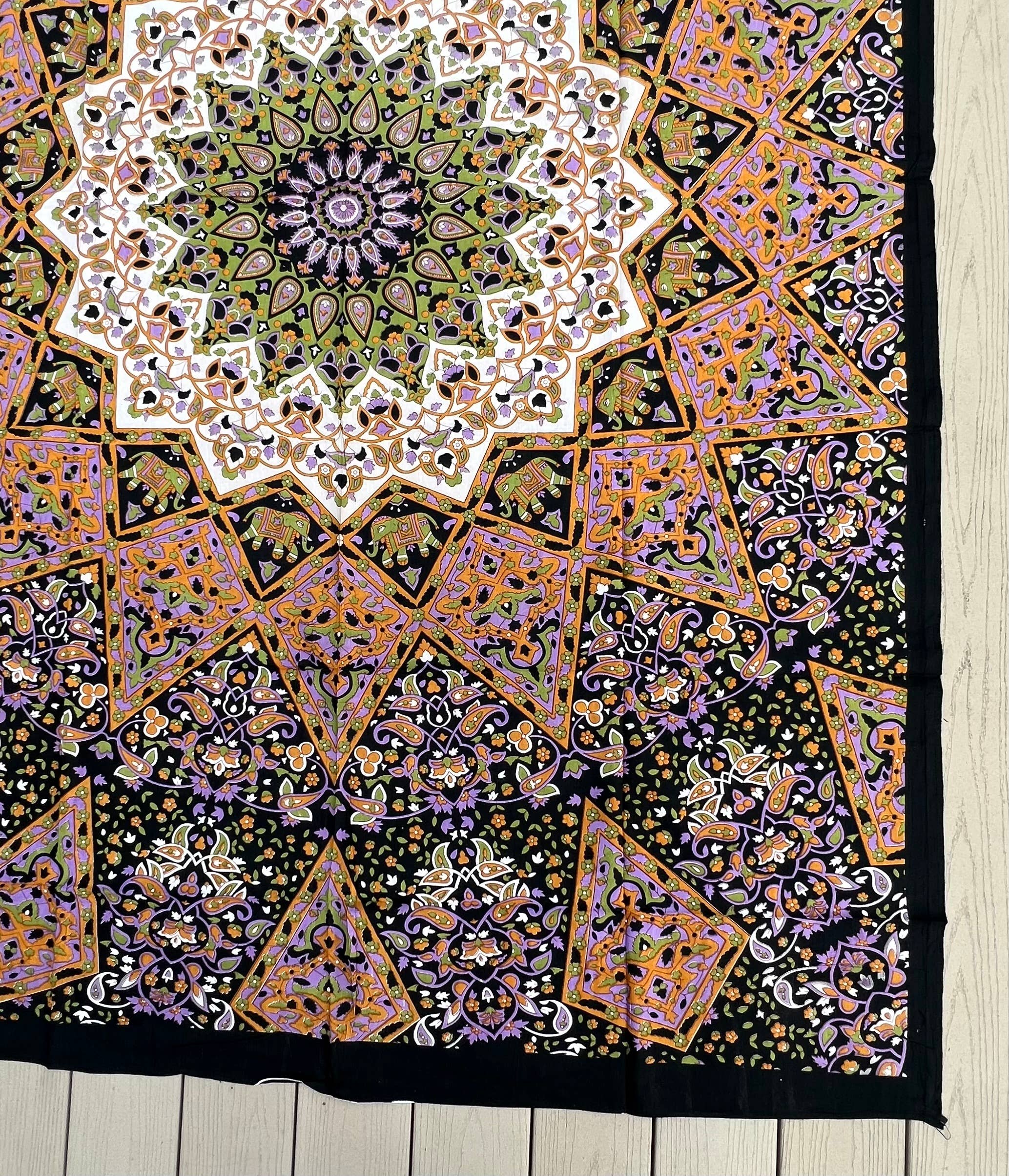 Lungta Imports - Wholesale Tapestry/Textile - Star Elephant Tapestry Wall Hanging Decor 80”X50” 6