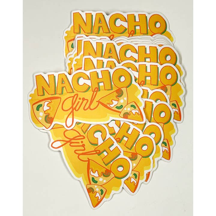 Nacho Girl Sticker for wholesale by SOMETHING OF A DANDY