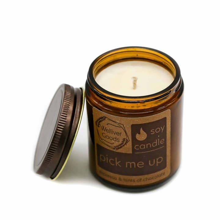 Welliver Goods - Wholesale Jar/Filled Candle - Soy Wax Candle - Pick Me Up1