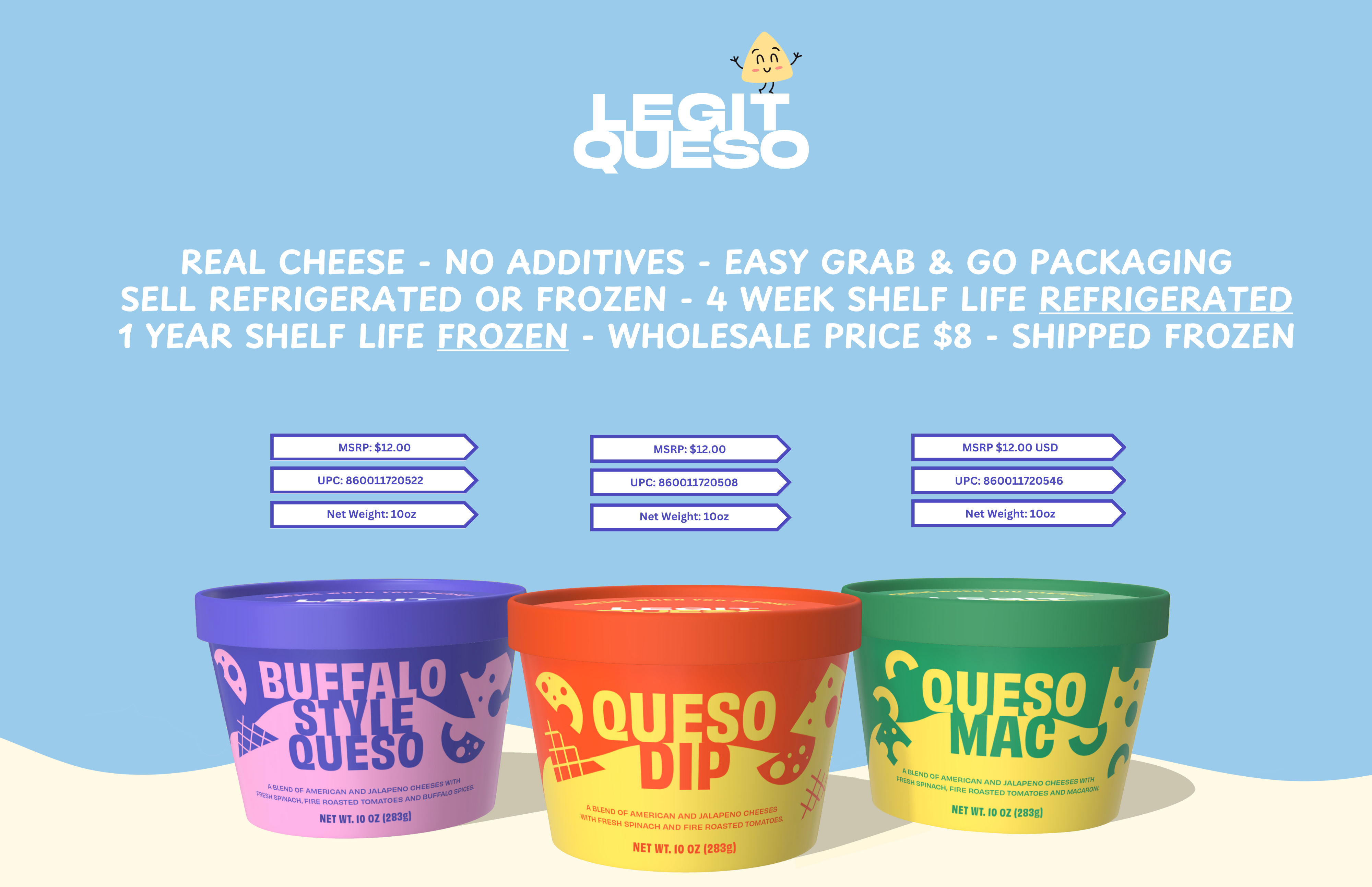 Legit Queso – Engroshandel Ost – Buffalo-stil Queso7