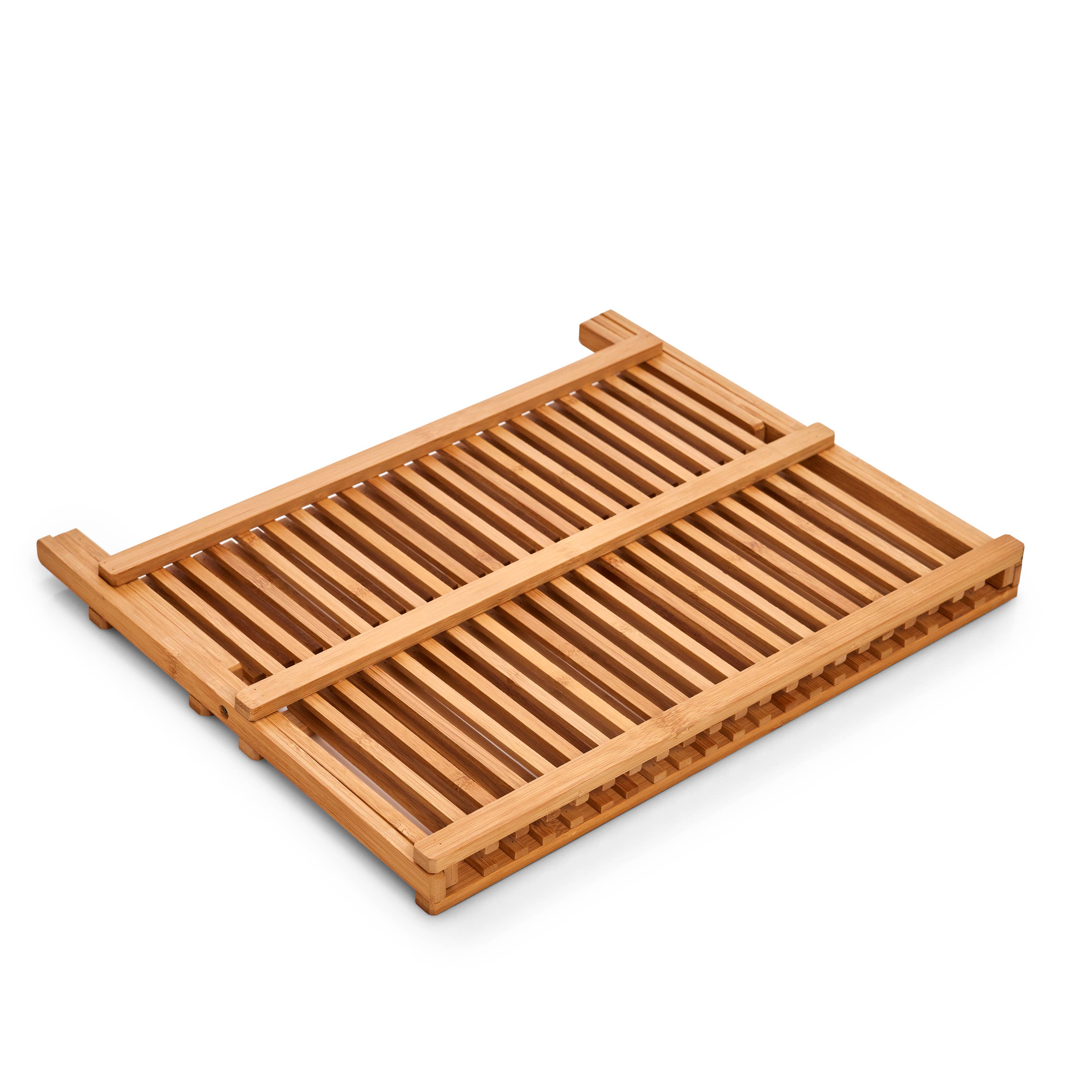 nature Dish drying rack, bamboo for wholesale on Faire1