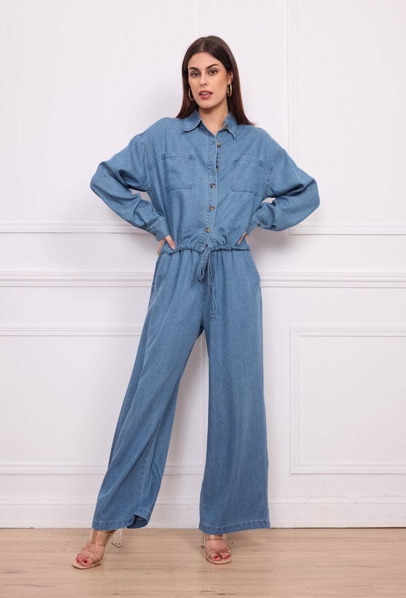 Straight blue lyocell jeans - Orice for wholesale on Faire1