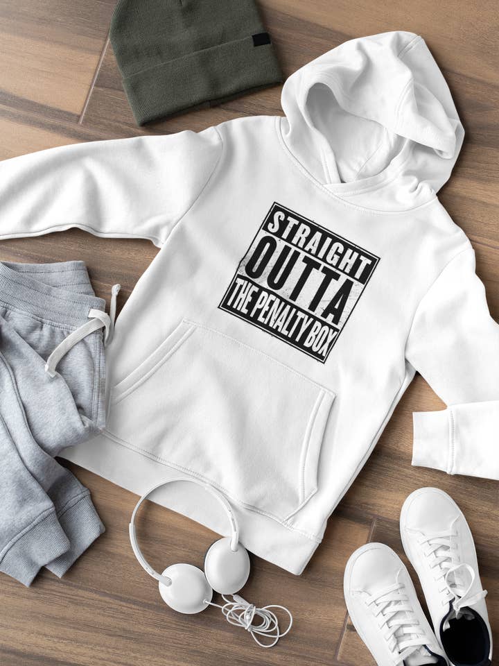 Sweat à Capuche en Polaire pour Jeunes – Tout Droit Sorti de la Boîte de Pénalité pour la vente par reLAX Wear