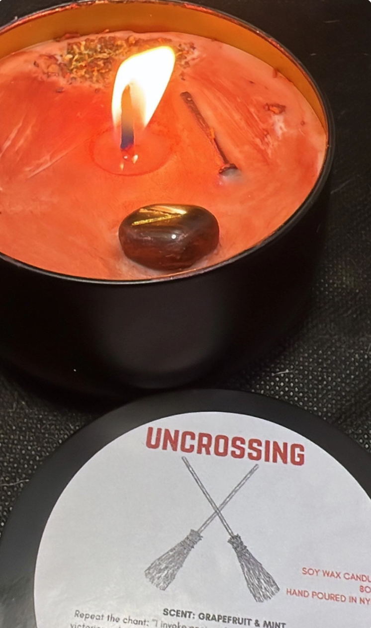 WaterBruja - Wholesale Jar/Filled Candle - Uncrossing Candle, Bloodstone Candle, Jinx Breaker9