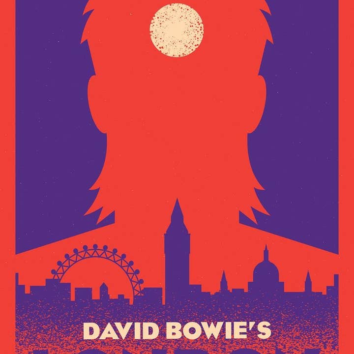 Herb Lester Associates - Wholesale Map - David Bowie's London