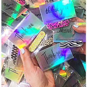 Lasting Impressions CT - Wholesale Nail File - WHOLESALE | 25 PC INCREMENTS | MINI NAIL FILE THANK YOU GIFT0