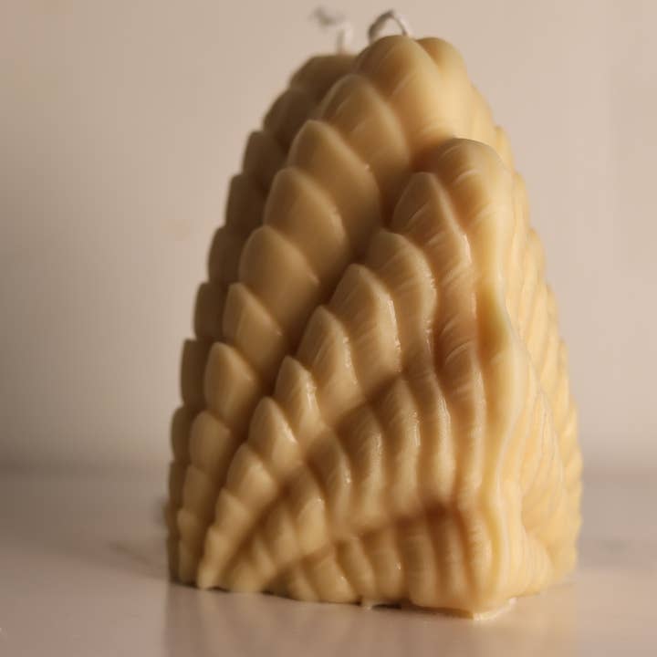 Agaboo Candle - Wholesale Novelty Candle - Large Ocean Shell Candle 4.5x5.5in - Shells - Shaped5