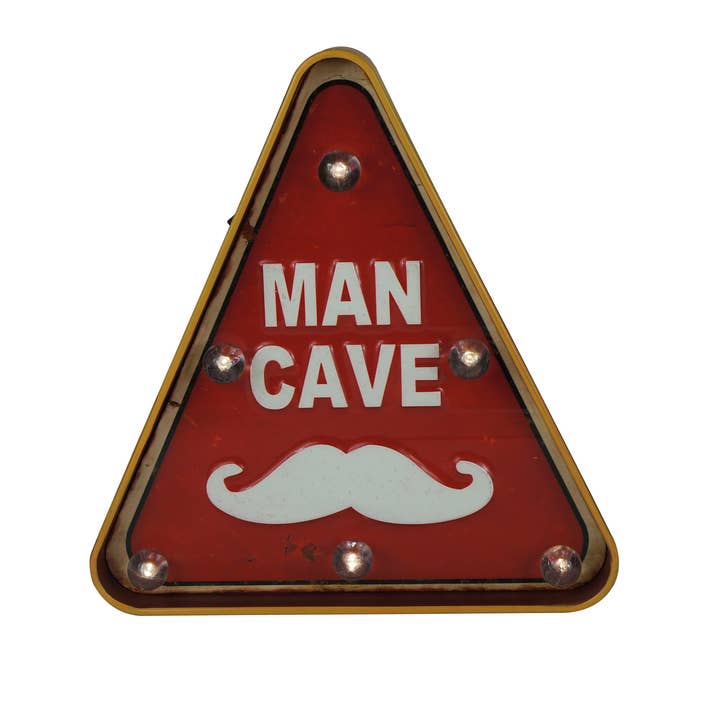 Boxman - Wholesale Sign - LED Lighted "Man Cave" Metal Wall Decor1