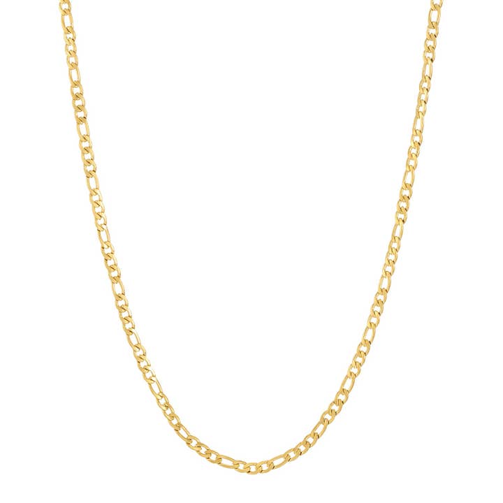 Gold Figaro Chain Necklace - 3mm for wholesale by Zoi Era