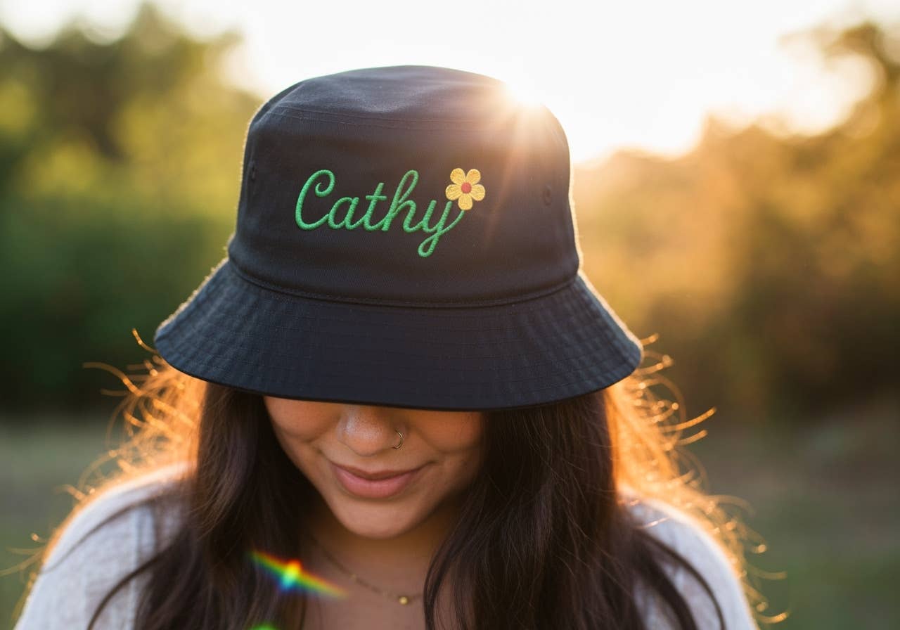 The Blissful - Wholesale Fedora - Unisex - Custom Party Wear Bucket Hat Bride Bucket Hat