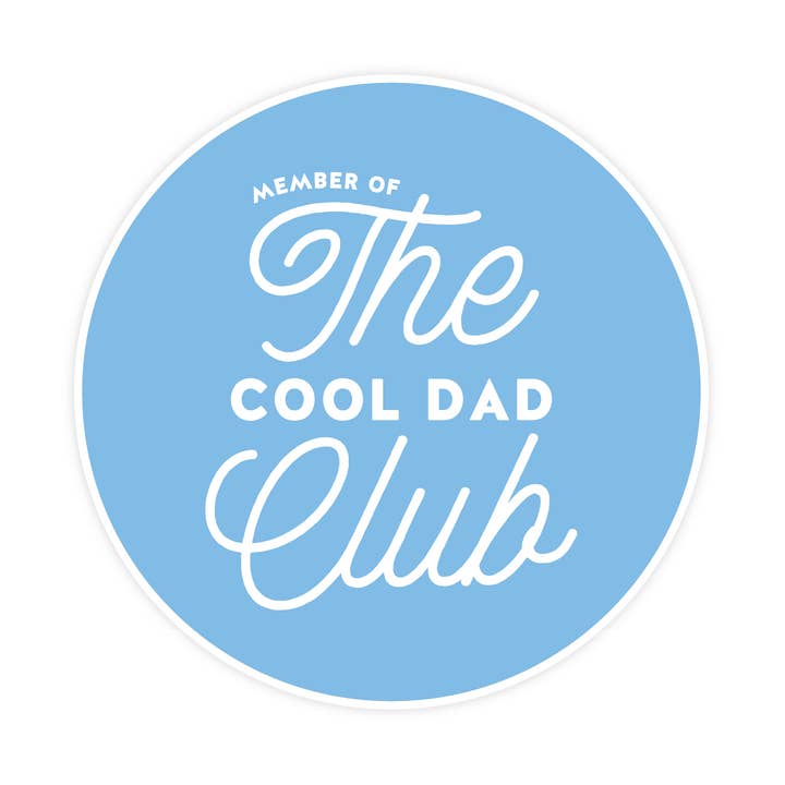 The Cool Dad Club STICKER for wholesale by Pretty by Her
