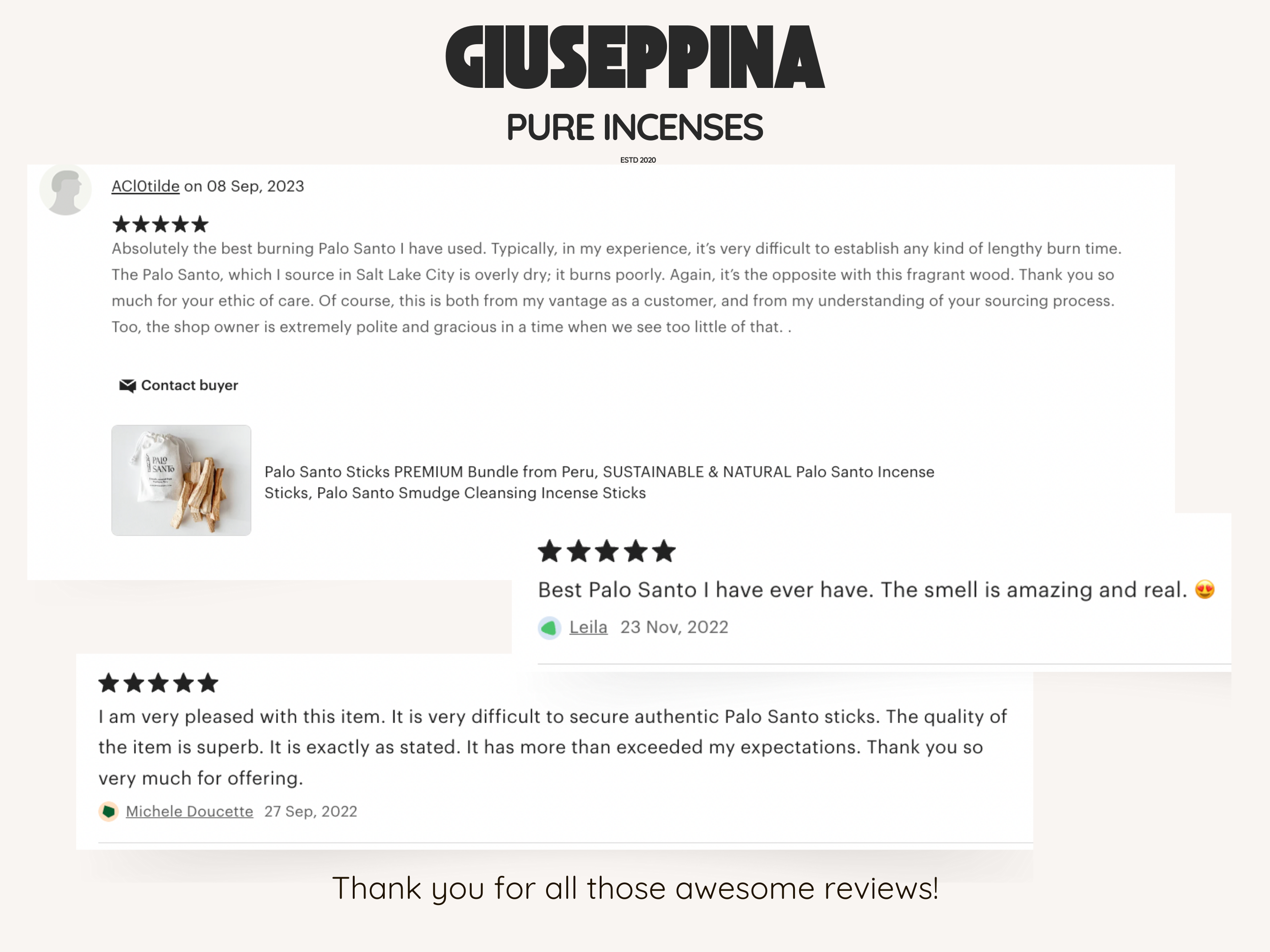 Giuseppina Shop – Engroshandel Røgelse – Stor Palo Santo Træklods - UNIK Peruvian Palo Santo Stykke7