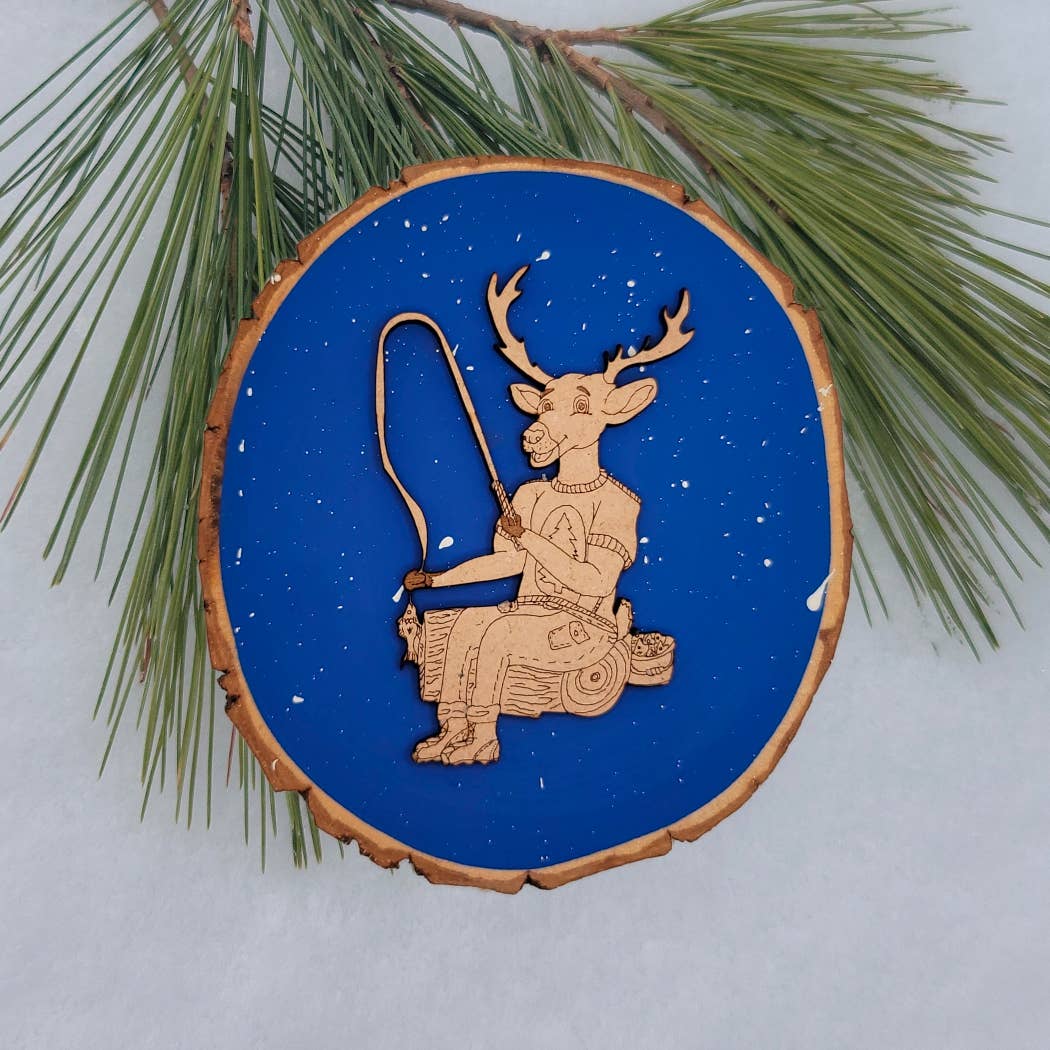 Spears Creations - Wholesale Magnet - Handcrafted Deer and Fishing Decorative Magnet2