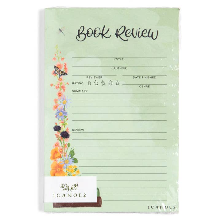 1canoe2 | One Canoe Two Paper Co. - Wholesale Notepad - Book Review 4x6 Notepad2